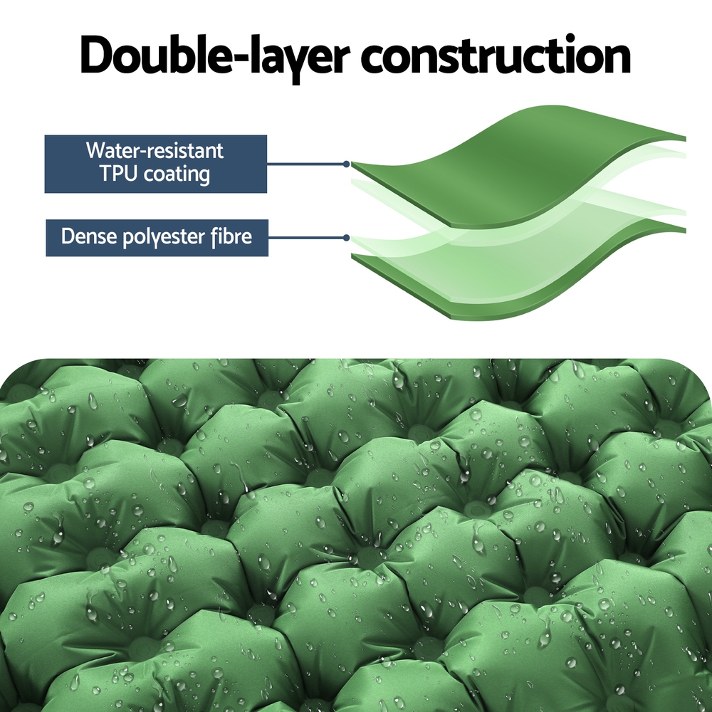 Weisshorn Self Inflating Mattress Camping Sleeping Mat Air Bed Pad