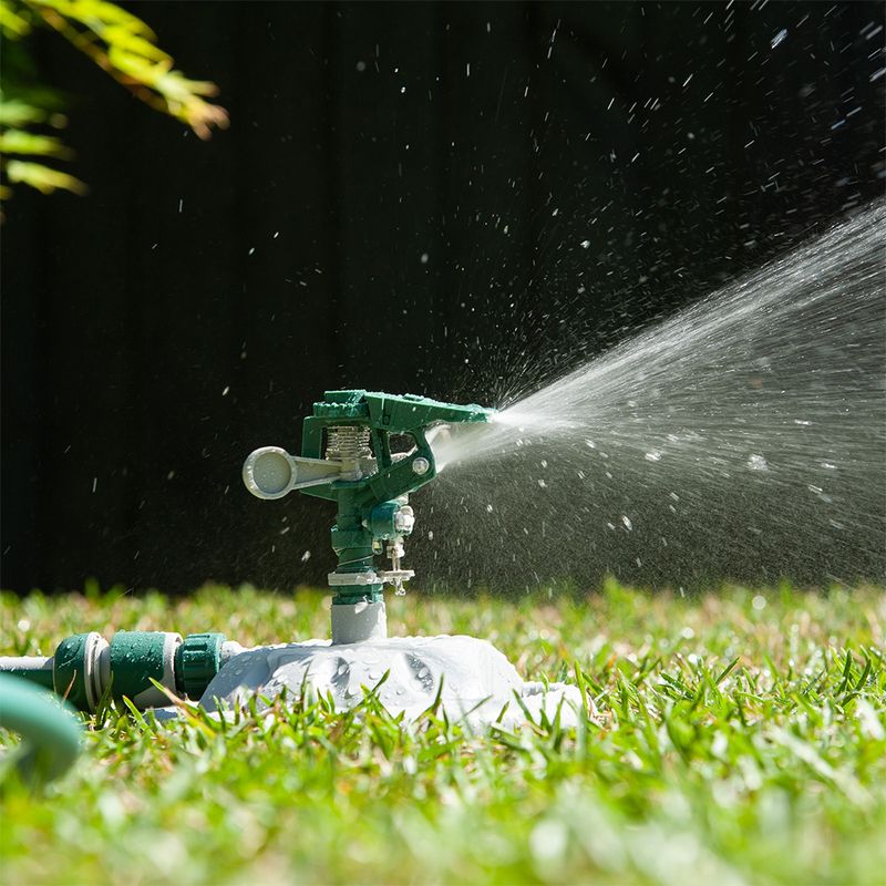 Hills Large Lawn Area Impact Garden/Lawn Water Sprinkler With Weighted ...